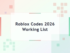 Roblox Codes 2026 Working List – All Active Codes Updated Today