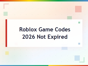 Roblox Game Codes 2026 Not Expired – Active Codes List